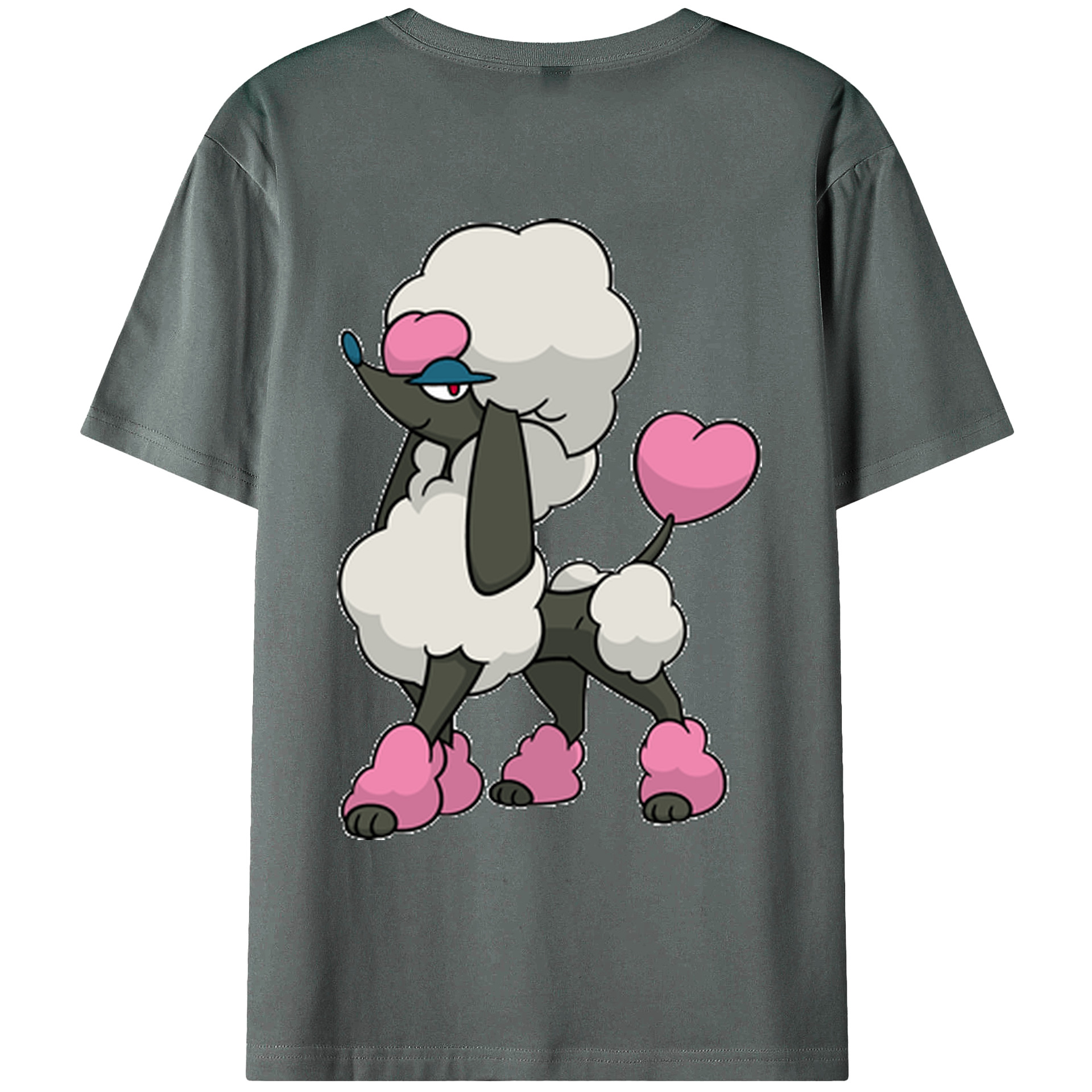 （画像用） ポケットモンスター Pokémon 綿100％ メンズ半袖Tシャツ（バックプリント） 通気性